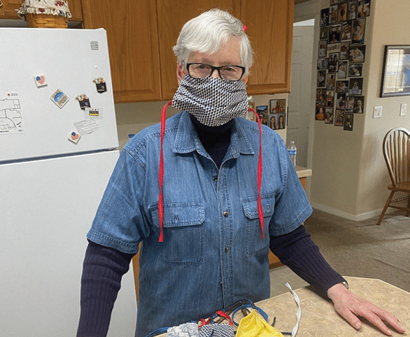Homemade masks for Avamere at St. Helens